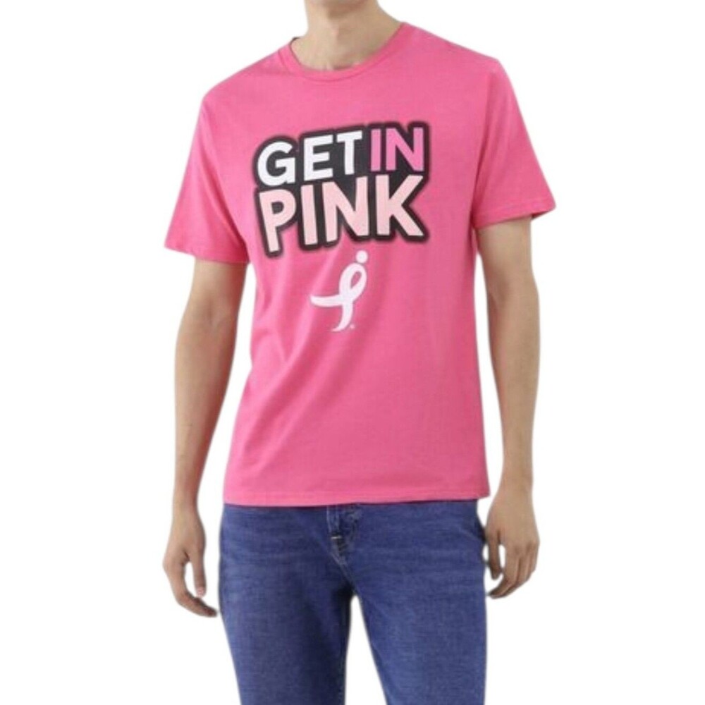 Susan G. Komen Get In Pink Graphic T-Shirt Unisex Medium Breast Cancer Awareness